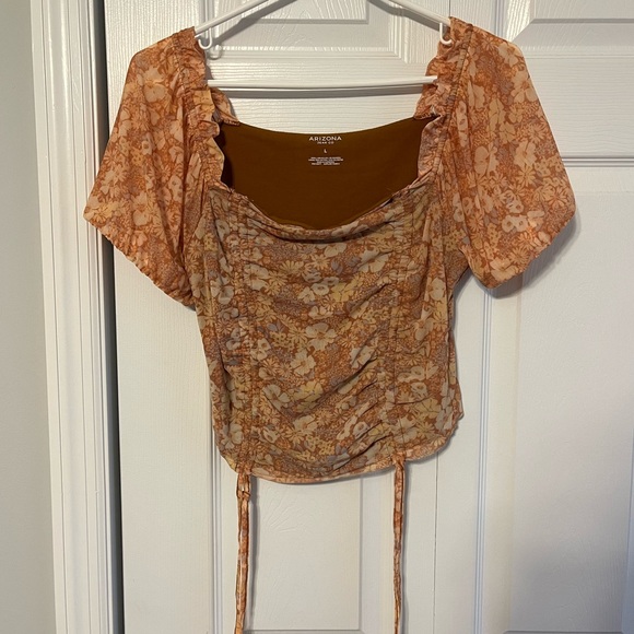 Girls Arizona Jean Co Floral Top - Picture 1 of 2